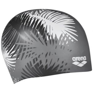 Arena Sirene Bonnet de bain Femme, palm black Bonnets de bain