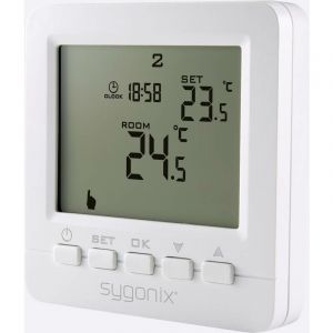 Sygonix Thermostat dambiance encastré programme hebdomadaire 5 à 35 °C -