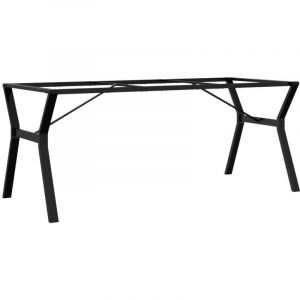 VidaXL Pieds de table à manger cadre en Y 180x80x73 cm fonte, pied de table, pied de table d’extrémité,, pied de table d’appoint, pied de fer