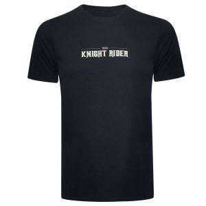 KNIGHT RIDER 1982 Hommes T-shirt UNMTS090BLK
