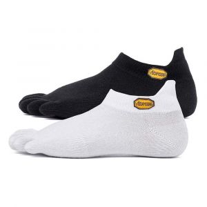 Vibram Fivefingers Chaussettes Pack 2 No-show EU 44-37 White / Black