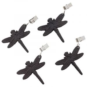 Aubry Gaspard Poids de nappe en fonte (lot de 4) Libellule