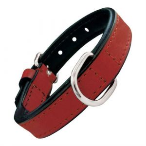 Gloria Collier pour Chien Rembourré 30 1 5 cm Rouge