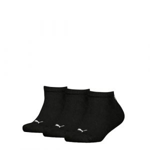Puma 194010001 Chaussettes de Baskets, Noir, 39-42 (Lot de 3) Mixte Enfant