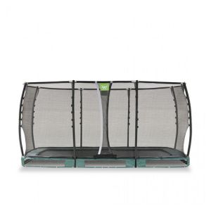 Image de Exit Toys Trampoline enterré Allure Premium 244x427cm - vert