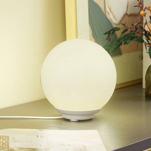 Lindby Smart lampe de table LED Cosmia, blanc, verre, Tuya
