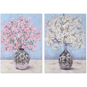 Cadre Dkd Home Decor Vase Traditionnel 70 x 3 x 100 cm (2 Unités)