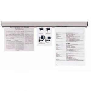 Franken Rail de serrage pour papier, autocollant,longueur: