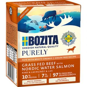 Bozita Purely 12 x 370 g pour chien - saumon