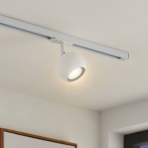 Lindby - Luminaire sur rail électrique à intensité variable 'Linaro' en métal pour couloir - blanc