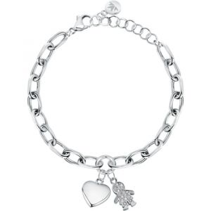 Morellato Bracelet pour femme en Acier serti de zircon - 0.009 g - taille : 163CM - SAGZ21