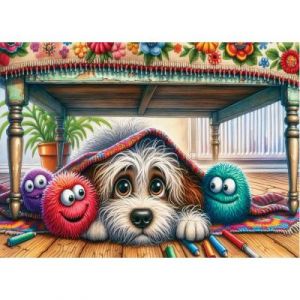 Puzzle 1000 pièces : COURAGE SOUS COUVERTURE