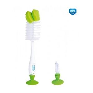 Image de Canpol babies Brosse pour biberon et tétine avec ventouses