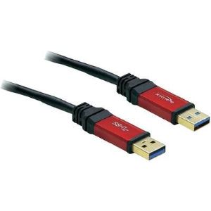 Delock 82746 - Câble USB 3.0 type AA mâles plaqué or 3 m