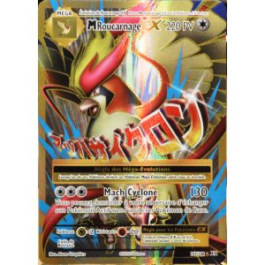 Asmodée Méga Roucarnage Ex - Carte Pokémon 105/108 Full Art Xy Evolutions