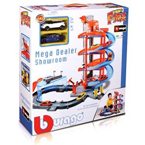 Bburago Garage Street Fire Mega Dealer Showroom