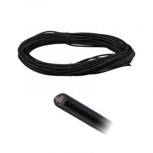 Paulmann Câble de tension 20m, métal noir brillant, Système Câbles Corduo