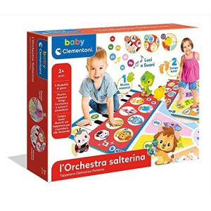 Clementoni L'Orchestra Salterina Tapis Musical pour Enfant Playmat 2 Ans +, 17434