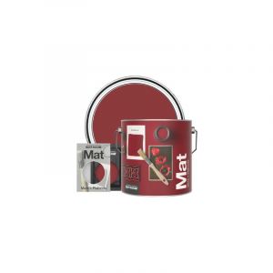 Rust-oleum Peinture Mate Murs et Plafonds Rouge - Bordeaux 2,5L