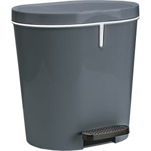 Sunware Zamora Poubelle &agrave; p&eacute;dale 8L Zamora Gris -