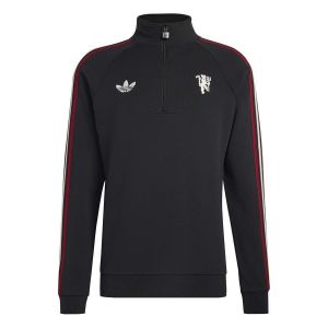 Adidas Manchester United Track Top Og Half Zip - Noir, pointure Small - ['Noir'] - Taille Small