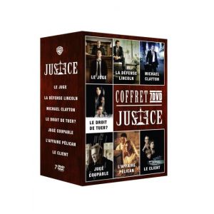 Image de Coffret Justice : Le juge + La défense Lincoln + Michael Clayton + Le droit de tuer ? + Jugé coupable + L'affaire Pélican + Le client