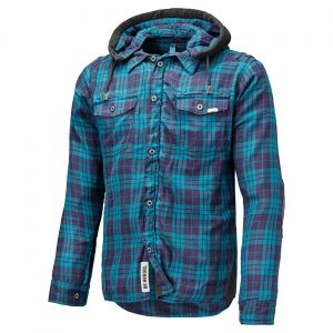 Image de Held Veste textile Lumberjack carreaux bleu - S