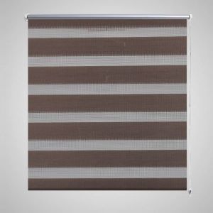 VidaXL Store enrouleur tamisant 50 x 100 cm marron