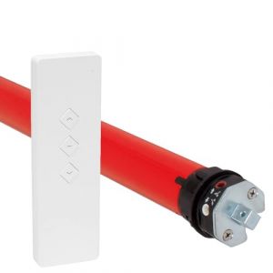 Superrollo Moteur de volet roulant sans fil RM10MSB (SW40, 10 Nm) avec télécommande, moteur tubulaire avec commande radio, jusqu'à 3,5 m² de surface de volet roulant (volet roulant max. 20 kg), kit