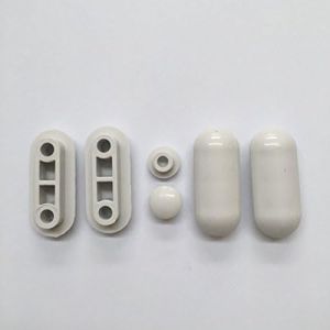 Ideal Standard - Multi Suites, Set de Patins Originaux pour siège, Pare-Chocs pour Toilettes, J100500, Neutre