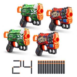 XSHOT- Ensemble de Pistolets Menace Skins (24 fléchettes) par ZURU, 36550A