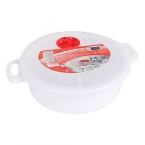Boîte à lunch avec couvercle pour micro-ondes - 3 L - ø 23 x 10 cm