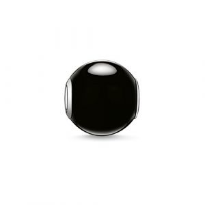 Thomas Sabo Femmes Hommes-Bead Obsidienne Karma Beads Argent Sterling 925 noir K0002-023-11