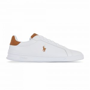 Ralph Lauren Baskets cuir Heritage Court II Blanc/Marron - Taille 40;41;42;43;44;45