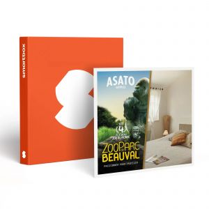 Smartbox Coffret Cadeau Séjour en famille au ZooParc de Beauval en 2026 : 2 journées et 1 nuit à proximité pour 3 personnes-Multi-thèmes