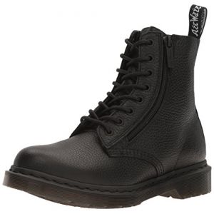 Image de Dr. Martens Pascal W/Zip, Bottes Femme, Noir (Black Aunt Sally), 37 EU