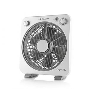 Image de Orbegozo BF 0138 Ventilateur de sol avec 6 pales, grille de protection pivotante bidirectionnelle, 3 vitesses de venti BF 013