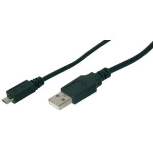 Assmann AK-300110-018-S - C&acirc;ble USB 2.0 m&acirc;le A / m&acirc;le micro B 1.8 m