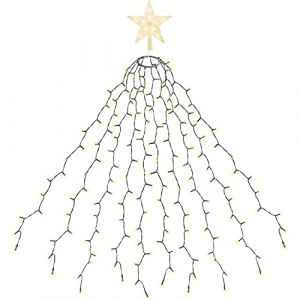 Salcar Guirlande Sapin Lumineuse 360 LEDs de Noël, Guirlande LED Sapin Décoration pour Décoration Maison, Fête, Noël, Soirée, Mariage, Jardin