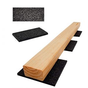 My-plast Gummipads TP-100-50-20-100, Noir, 100 x 50 x 20 mm Menge: 100 Stück