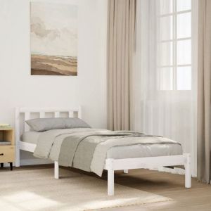 VidaXL Cadre De Lit Extra Long Sans Matelas 90x210 Cm Bois Massif Pin