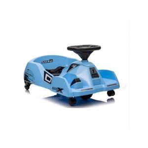 Costway Kart Électrique Pour Enfants 12v/7ah, Avec Balai Amovible, Klaxon, Musique & Connexion Sans Fil Pour 2 À 5 Ans Bleu
