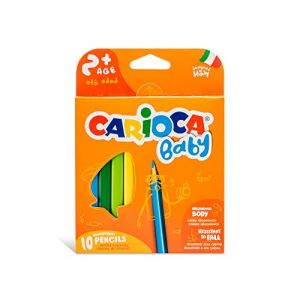 Carioca Baby Pencil - crayons de couleur (Synthetic resin, Multi, Triangulaire, Italie, Bo&icirc;te en carton)