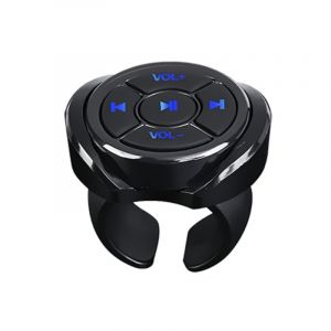 Roline T&eacute;l&eacute;commande Bluetooth Vakoss pour smartphone boutons r&eacute;tro&eacute;clair&eacute;s noire