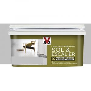 V33 Peinture De R&eacute;novation Sol & Escalier Gris Loft 2 L