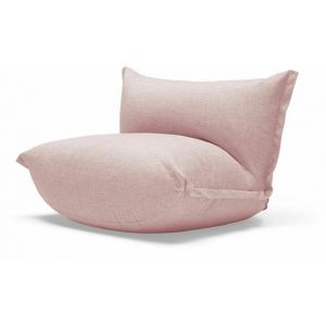 Image de Fatboy Chauffeuse The BonBaron / Tissu - Dossier réglable rose blossom en tissu