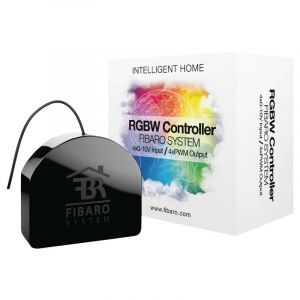Fibaro Contrôleur domotique éclairage Z-Wave+ - RGBW Controller 2 Noir