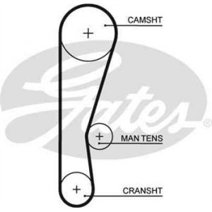 Gates Courroie de distribution 5119