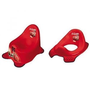 Image de Okt Pot Wc Bébé + Wc Essai Disney Cars Toilettes Formateur