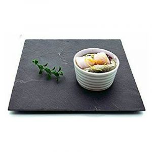 Home BigBuy - Ensemble &agrave; ap&eacute;rtif Ardoise (30 x 0,5 x 30 cm)